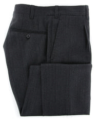 Borrelli Charcoal Gray Wool Fancy Suit - (201803122) - Parent