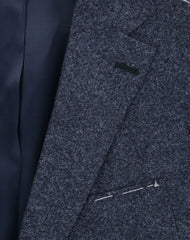 Luigi Borrelli Navy Blue Wool Sportcoat - 42/52 - (B32261910)