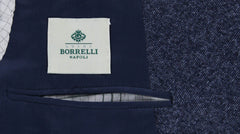 Luigi Borrelli Navy Blue Wool Sportcoat - 42/52 - (B32261910)