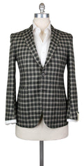 Luigi Borrelli Green Check Sportcoat - 38/48 - (B32281213R8)