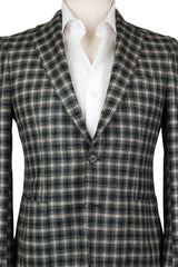 Luigi Borrelli Green Check Sportcoat - 38/48 - (B32281213R8)
