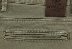 Luigi Borrelli Olive Green Pants - Extra Slim - 33/49 - (BEVJ0170050)