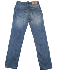 Luigi Borrelli Denim Blue Vintage Wash Jeans - Extra Slim - (DN) - Parent