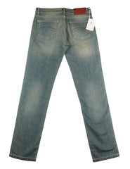 Luigi Borrelli Light Blue Vintage Wash Jeans - Extra Slim - (EM) - Parent