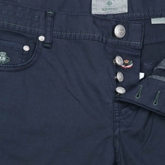 Luigi Borrelli Navy Blue Pants - Super Slim - 42/58 - (CAR2481591)