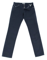 Luigi Borrelli Navy Blue Pants - Super Slim - 34/50 - (CAR4051591)