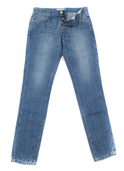 Luigi Borrelli Denim Blue Jeans - Super Slim - 32/48 - (CARSS03211647)