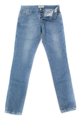 Luigi Borrelli Denim Blue Jeans - Super Slim - 33/49 - (CARSS14711650)