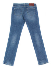 Luigi Borrelli Denim Blue Jeans - Super Slim - 32/48 - (CARSS14811648)