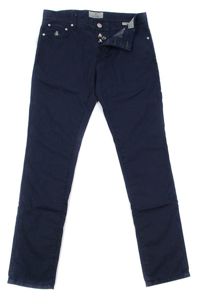 Luigi Borrelli Navy Blue Pants - Super Slim - 33/49 - (CARSS25810591)