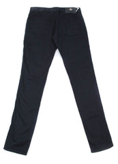 Luigi Borrelli Dark Blue Solid Stretch Pants - Super Slim - (RW) - Parent