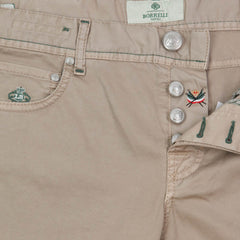 Luigi Borrelli Light Brown Pants - Super Slim - 35/51 - (CARSS29310543)