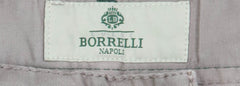 New $400 Luigi Borrelli Light Brown Pants - Super Slim - 36/52 - (CARSS29310573)