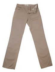 Borrelli Light Brown Solid Pants - Full - 32/48 - (CHIJ03060)