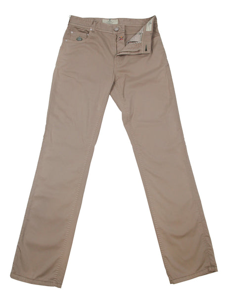 Borrelli Light Brown Solid Pants - Full - (CHIJ03060) - Parent