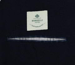 Luigi Borrelli Midnight Navy Blue Peacoat - (LBCOAT161332) - Parent