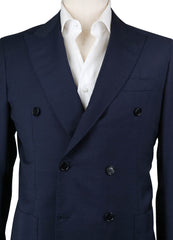 Luigi Borrelli Navy Blue Wool Sportcoat - 42/52 - (DP3000209SM)