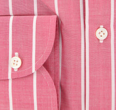 Luigi Borrelli Pink Striped Shirt - Extra Slim - (EV1904RIO) - Parent