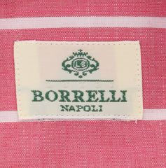 Luigi Borrelli Pink Striped Shirt - Extra Slim - (EV1904RIO) - Parent