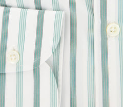 Luigi Borrelli Green Striped Shirt - Extra Slim - (EV2082RIOSTPT1) - Parent
