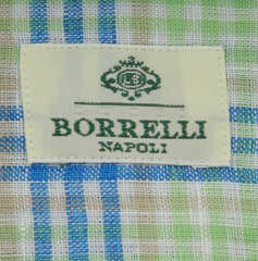 Luigi Borrelli Green Plaid Shirt - Extra Slim - (AB) - Parent
