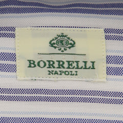 Luigi Borrelli Blue Striped Shirt - Extra Slim - (D3) - Parent