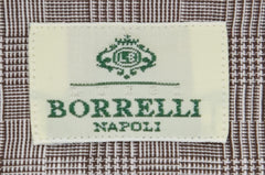 Luigi Borrelli Brown Plaid Shirt - Slim - (EV06102060) - Parent