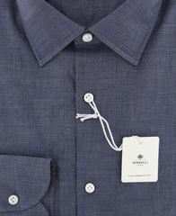 Luigi Borrelli Dark Blue Shirt - Slim - (EV061217ST) - Parent