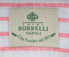 Borrelli Light Gray Striped Shirt - Slim - (201802226) - Parent