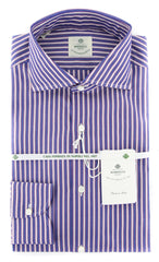 Luigi Borrelli Purple Shirt - Extra Slim - 16.5/42 - (EV06160872)