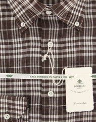 Luigi Borrelli Dark Brown Shirt - Slim - (L1221172) - Parent