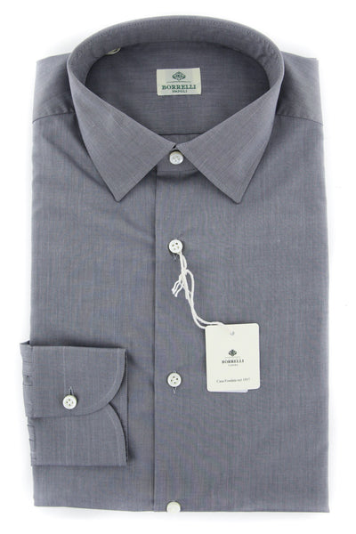 Luigi Borrelli Gray Shirt - Slim - (EV0617730AL10) - Parent