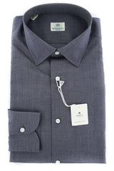 Luigi Borrelli Gray Solid Shirt - Slim - 15/38 - (EV0617731R1)