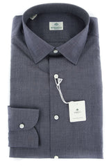 Luigi Borrelli Gray Solid Shirt - Extra Slim - 15/38 - (EV0617731R1)