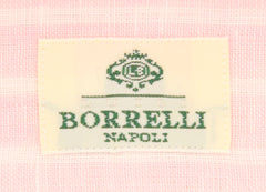 Luigi Borrelli Pink Striped Shirt - Slim - (LB177PNK) - Parent