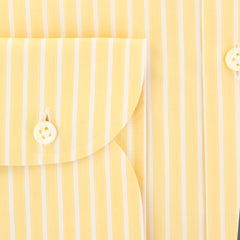 Luigi Borrelli Yellow Shirt - Slim - (EV061842AL10) - Parent