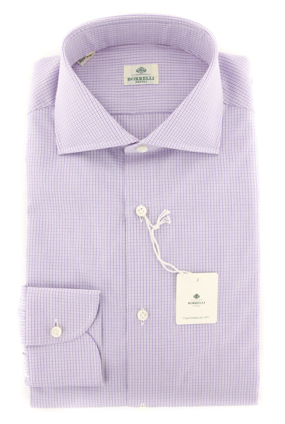 Luigi Borrelli Purple Shirt - Slim - (EV062337FAB) - Parent