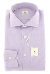 Luigi Borrelli Purple Shirt - Slim - 16/41 - (EV062337FAB)