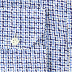 Luigi Borrelli Blue Check Shirt - Slim - (73LB3009) - Parent
