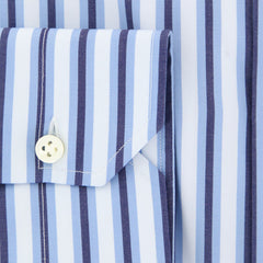 Luigi Borrelli Blue Striped Shirt - Slim - (73LB3069) - Parent