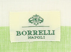 Luigi Borrelli Green Striped Shirt - Extra Slim - (50LB377) - Parent