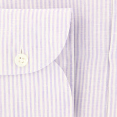 Luigi Borrelli Purple Striped Shirt - Slim - (LB4153) - Parent