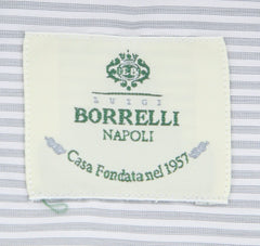 Luigi Borrelli Gray Striped Shirt - Slim - (EV06-RIO) - Parent