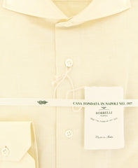 Luigi Borrelli Yellow Solid Shirt - Slim - (460520LB-EV06) - Parent