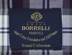 Luigi Borrelli Gray Plaid Cotton Shirt - Slim - (LF) - Parent