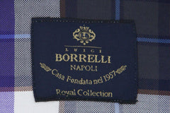 Luigi Borrelli Dark Gray Plaid Cotton Shirt - Slim - (LD) - Parent