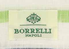 Luigi Borrelli Green Striped Shirt - Slim - (60LB936) - Parent