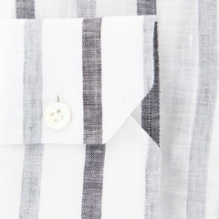 Luigi Borrelli Gray Striped Shirt - Slim - (90LB936) - Parent