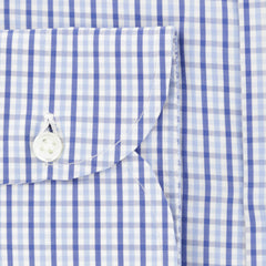 Luigi Borrelli Blue Plaid Cotton Shirt - Slim - (273) - Parent