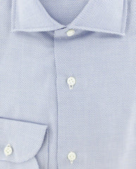 Luigi Borrelli Blue Other Cotton Shirt - Slim - (276) - Parent